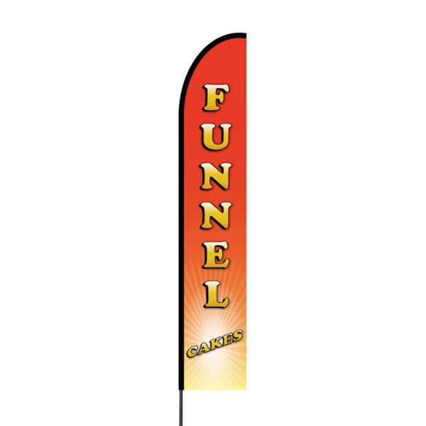 Funnel Cakes Flex Banner EVO Flag Single Sided Print Thumbnail