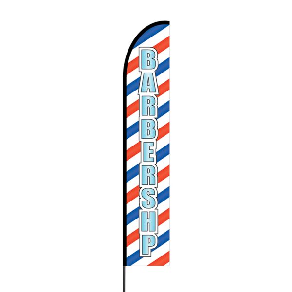 Barbershop Flex Banner EVO Flag Single Sided Print Thumbnail