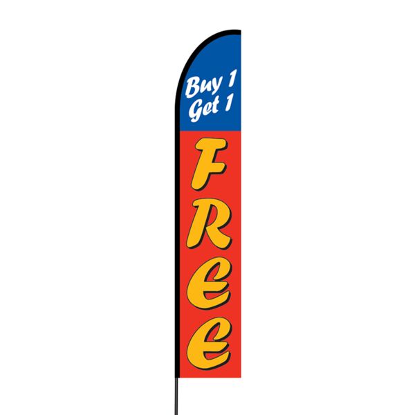 Buy 1 Get 1 Free Flex Banner EVO Flag Single Sided Print Thumbnail