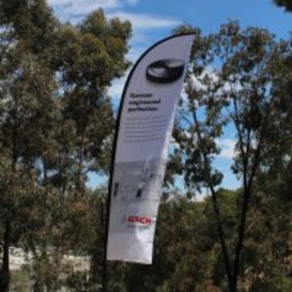 Flex Banner Flag - 11  (Single Sided) Thumbnail