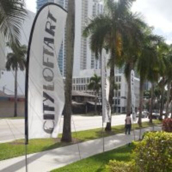 Flex Banner Flag - 17 (Double Sided) Thumbnail