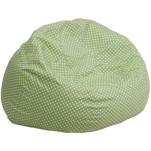 Green Fabric kids bean bag Thumbnail