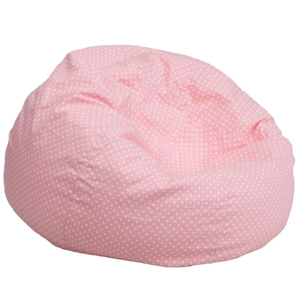 Pink Fabric kids bean bag Thumbnail