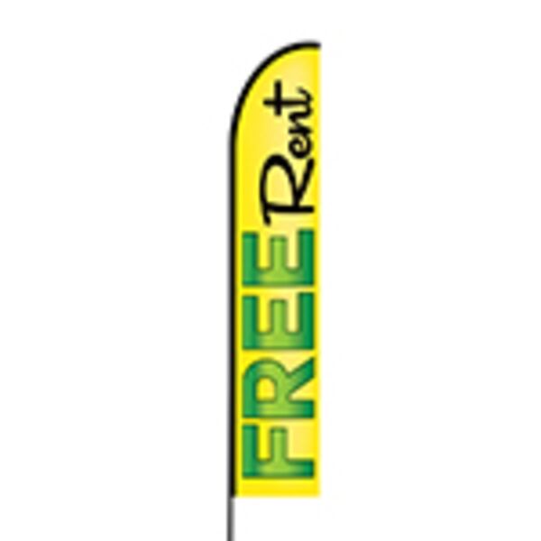 Free Rent Flex Banner EVO Flag Single Sided Print Thumbnail