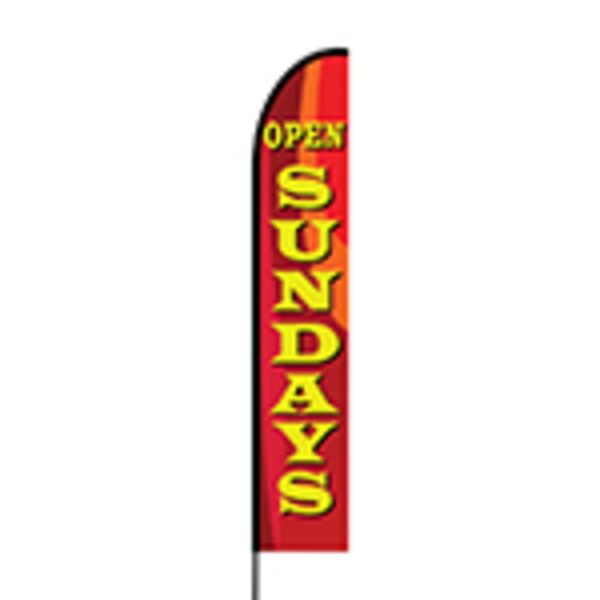 Open Sundays Flex Banner EVO Flag Single Sided Print Thumbnail