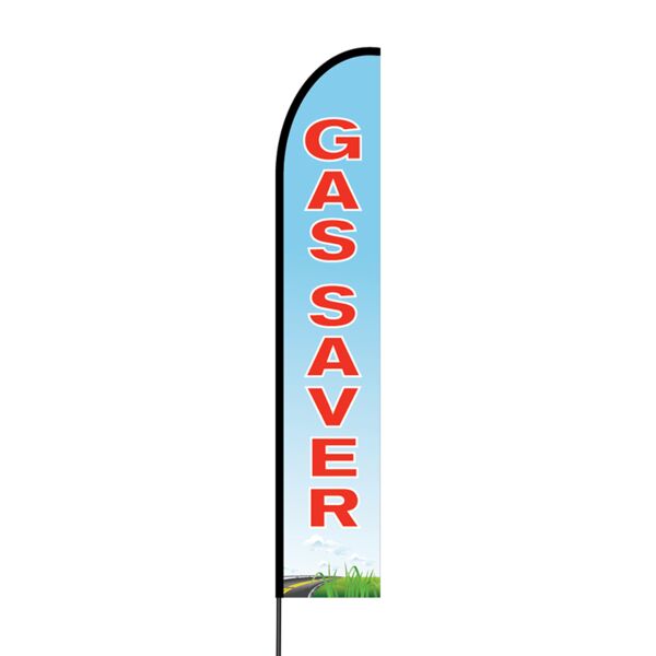 Gas Saver Banner EVO Flag Single Sided Print Thumbnail