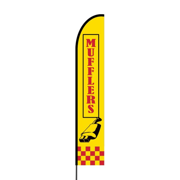 Mufflers Flex Banner EVO Flag Single Sided Print Thumbnail