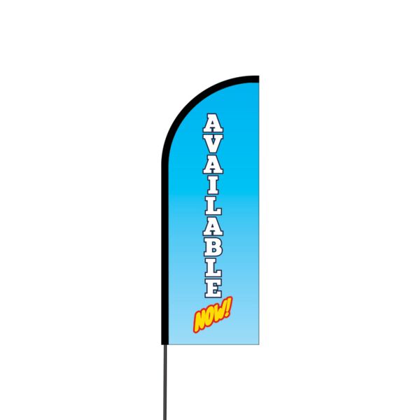 Available Now Flex Banner Flag - 11ft Thumbnail