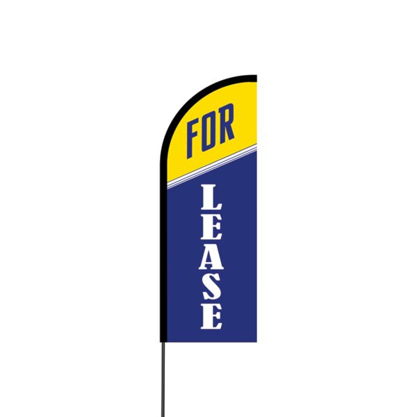 For Lease Flex Banner Flag - 11ft Thumbnail