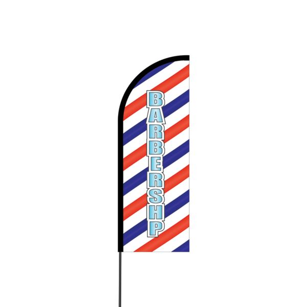 Barbershop Flex Banner Flag - 11ft Thumbnail