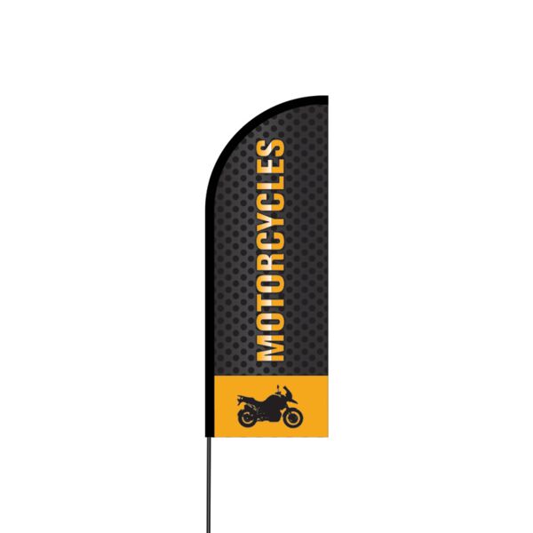 Motorcycles Flex Banner Flag - 11ft Thumbnail