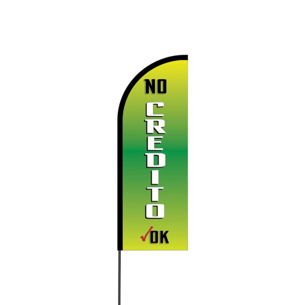 No Credito Flex Banner Flag - 11ft Thumbnail