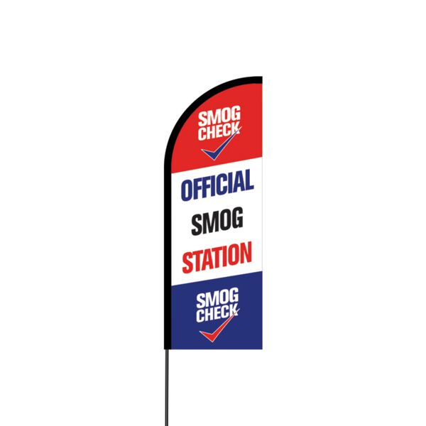 Smog Station Flex Banner Flag - 11ft Thumbnail