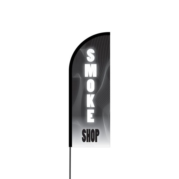 Smoke Shop Flex Banner Flag - 11ft Thumbnail
