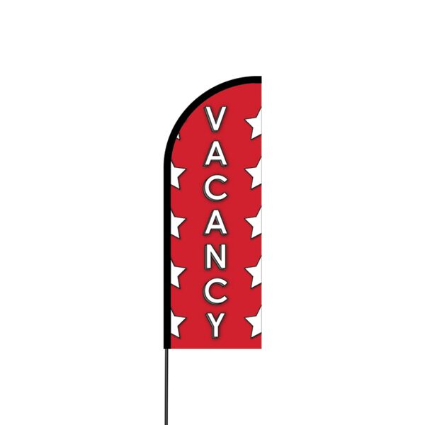 Vacancy Flex Banner Flag - 11ft Thumbnail