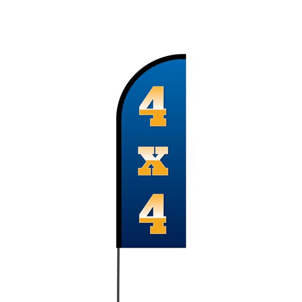 4 x 4 Flex Banner Flag - 11ft Thumbnail
