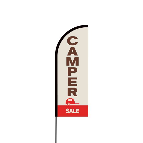 Camper Sale Flex Banner Flag - 11ft Thumbnail