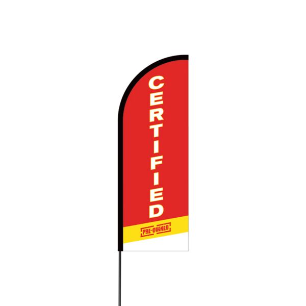 Certified Pre-Owned Flex Banner Flag - 11ft Thumbnail