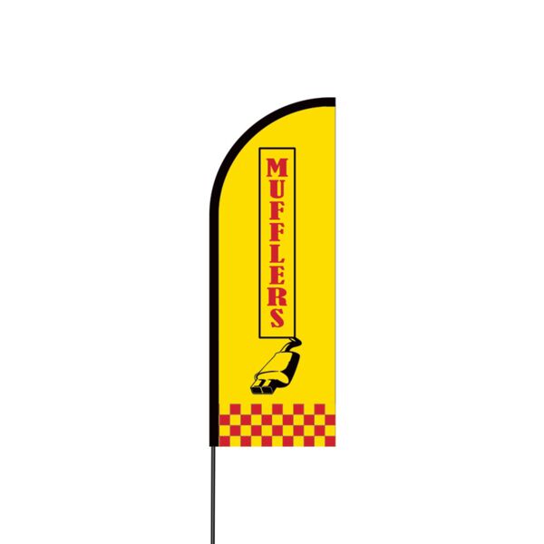 Mufflers Flex Banner Flag - 11ft Thumbnail