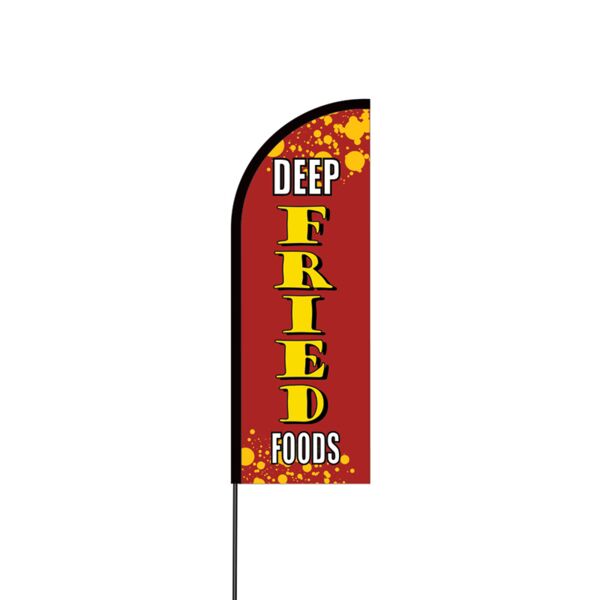 Deep Fried Foods Flex Banner Flag - 11ft Thumbnail
