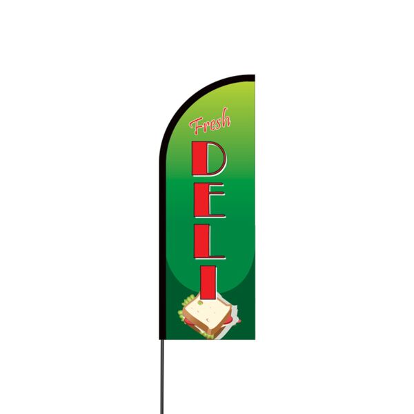 Fresh Deli Flex Banner Flag - 11ft Thumbnail