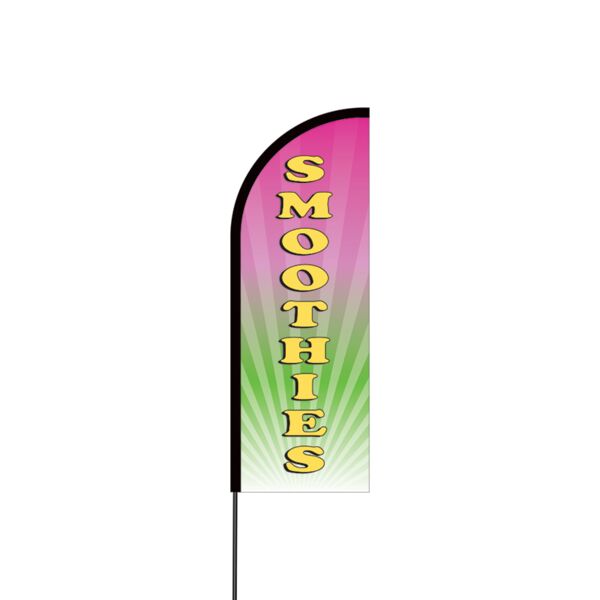 Smoothies Flex Banner Flag - 11ft Thumbnail