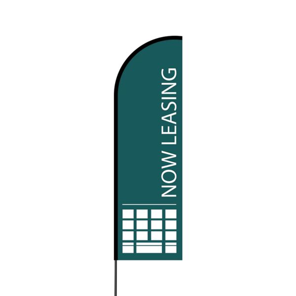 Now Leasing Flex Banner Flag - 14 (Single Sided) Thumbnail