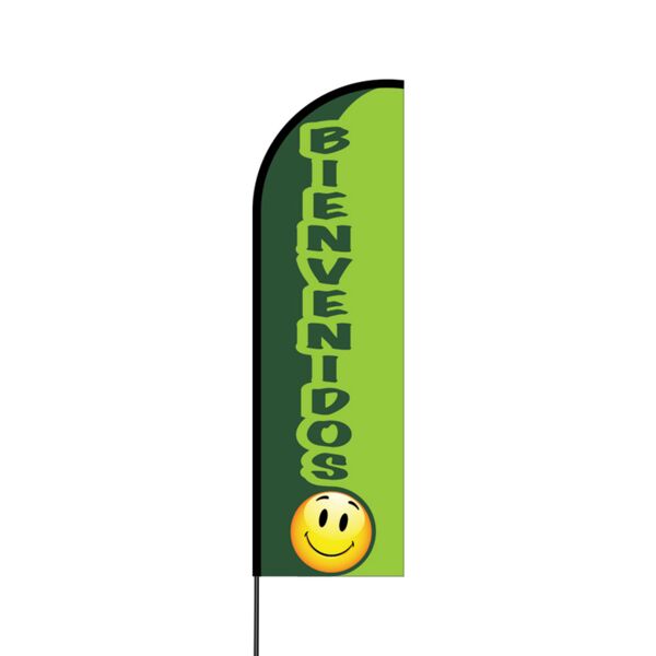 Bienvenidos Flex Banner Flag - 14 (Single Sided) Thumbnail