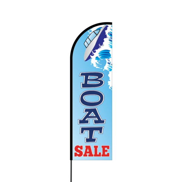 Boat Sale Flex Banner Flag - 14 (Single Sided) Thumbnail