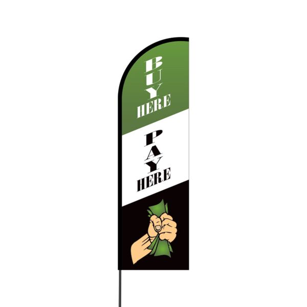 Buy Here Pay Here Flex Banner Flag - 14 (Single Sided) Thumbnail