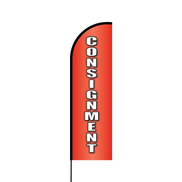 Consignment Flex Banner Flag - 14 (Single Sided) Thumbnail