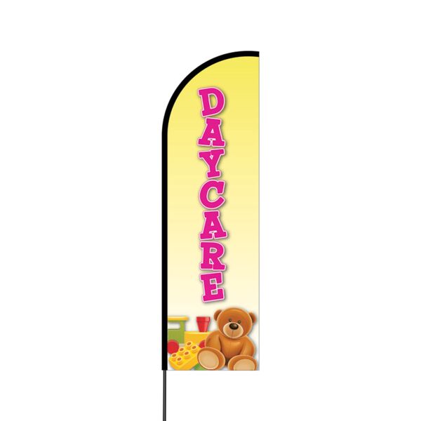 Daycare Flex Banner Flag - 14 (Single Sided) Thumbnail