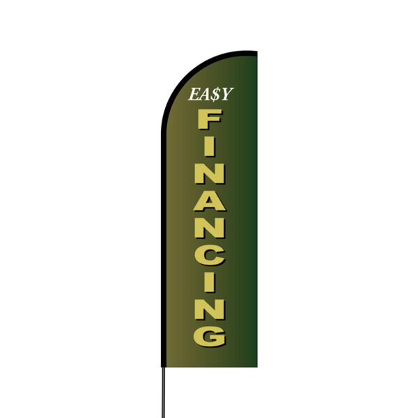 Easy Financing Flex Banner Flag - 14 (Single Sided) Thumbnail