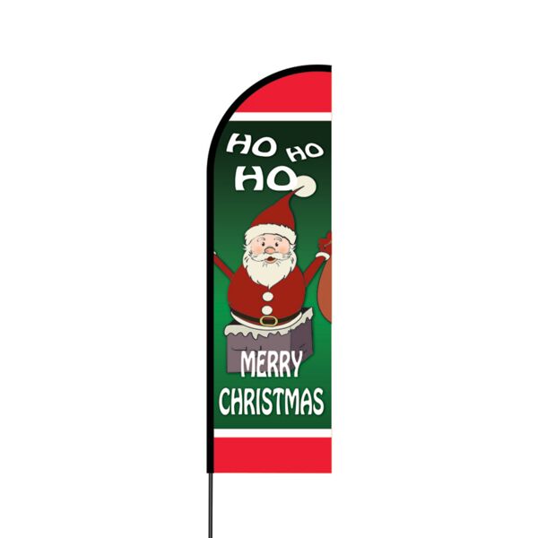 Merry Christmas Flex Banner Flag - 14 (Single Sided) Thumbnail