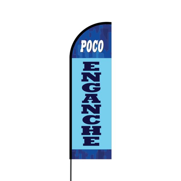 Poco Enganche Flex Banner Flag - 14 (Single Sided) Thumbnail