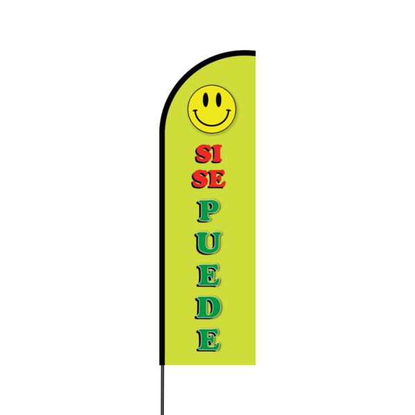 Si Se Puede Flex Banner Flag - 14 (Single Sided) Thumbnail