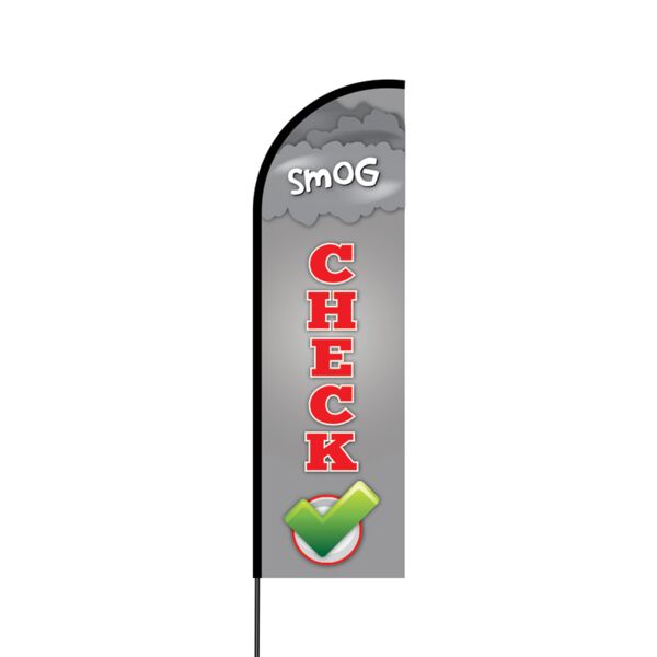 Smog Check Flex Banner Flag - 14 (Single Sided) Thumbnail