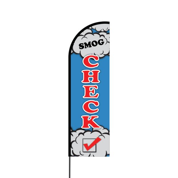 Smog Check Flex Banner Flag - 14 (Single Sided) Thumbnail