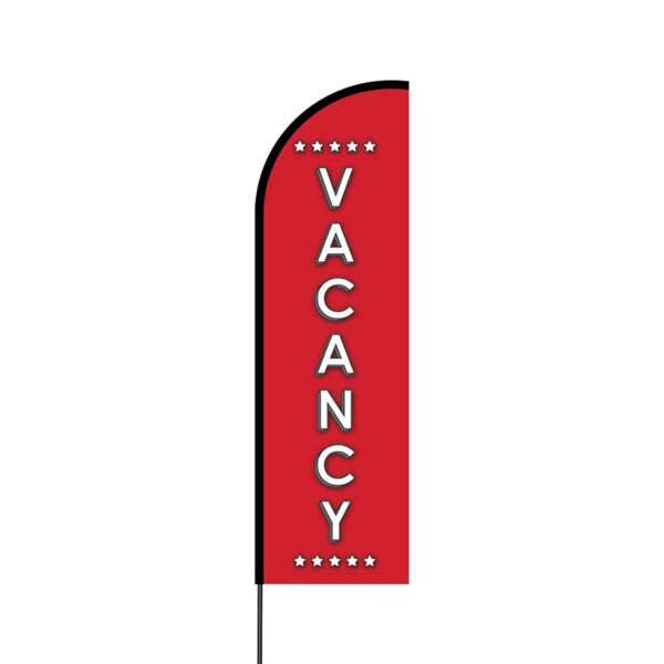 Vacancy Flex Banner Flag - 14 (Single Sided) Thumbnail