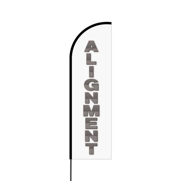Alignment Flex Banner Flag - 14 (Single Sided) Thumbnail