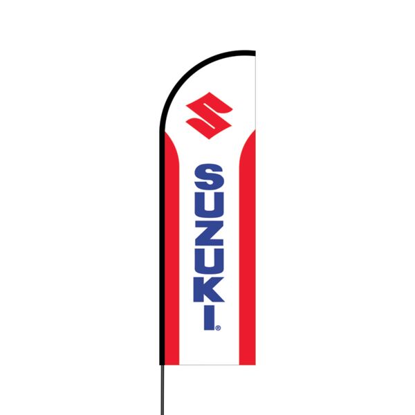 Suzuki Flex Banner Flag - 14 (Single Sided) Thumbnail