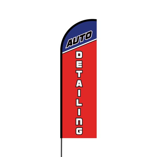 Auto Detailing Flex Banner Flag - 14 (Single Sided) Thumbnail