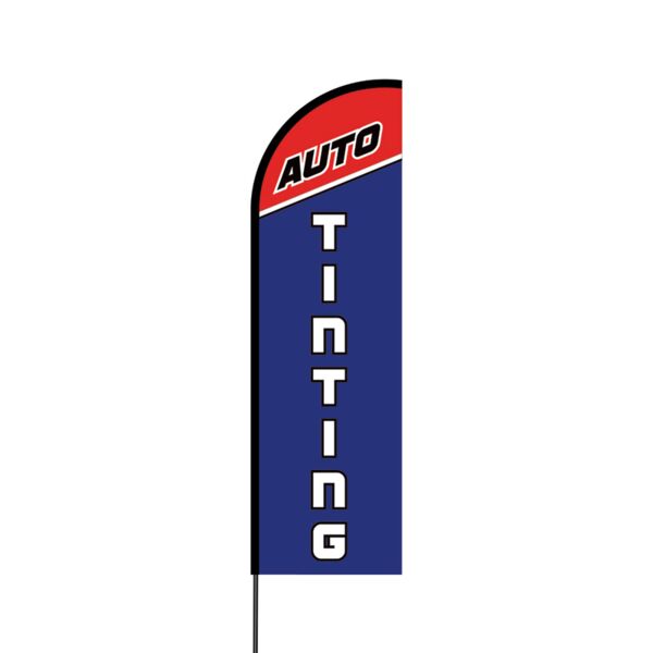 Auto Tinting Flex Banner Flag - 14 (Single Sided) Thumbnail