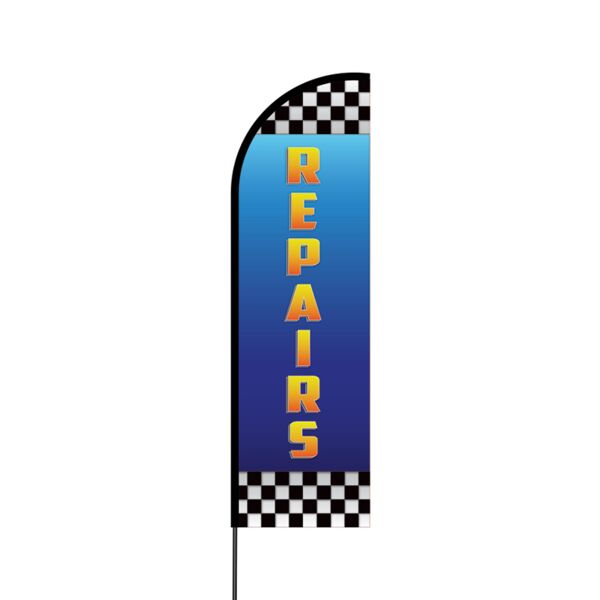 Repairs Flex Banner Flag - 14 (Single Sided) Thumbnail