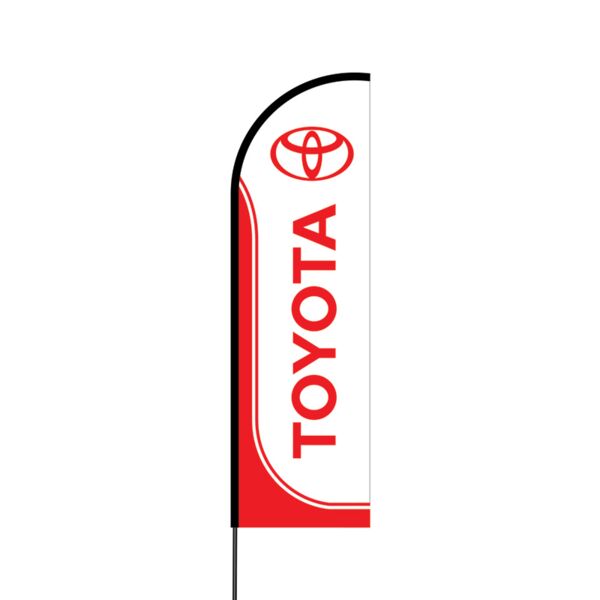 Toyota Flex Banner Flag - 14 (Single Sided) Thumbnail