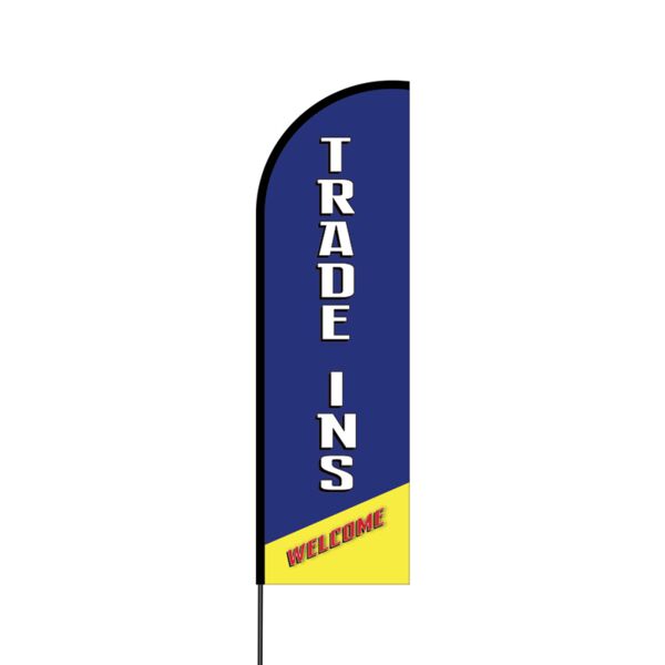 Trade Ins Flex Banner Flag - 14 (Single Sided) Thumbnail