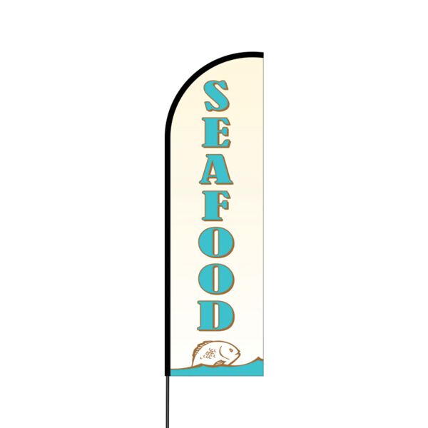 Seafood Flex Banner Flag - 14 (Single Sided) Thumbnail