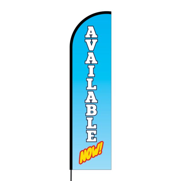 Available Now Flex Banner Flag - 16 (Single Sided) Thumbnail