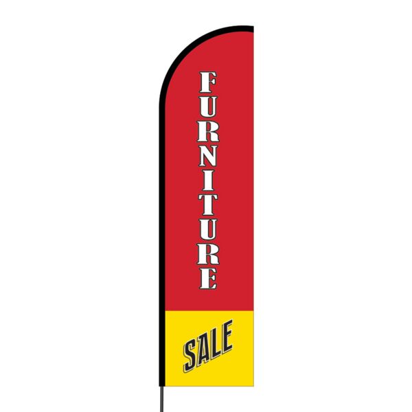 Furniture Sale Flex Banner Flag - 16ft (Single Sided) Thumbnail