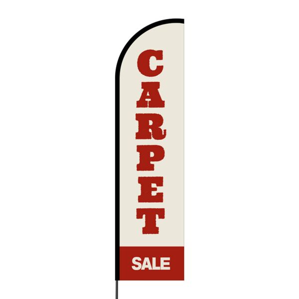 Carpet Flex Banner Flag - 16ft (Single Sided) Thumbnail